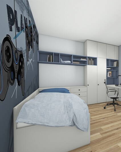 Vizualizace klučičího pokoje 
S nadšením přistupujeme ke …